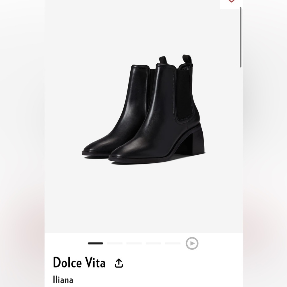 Dolce Vita leather ankle Chelsea boots